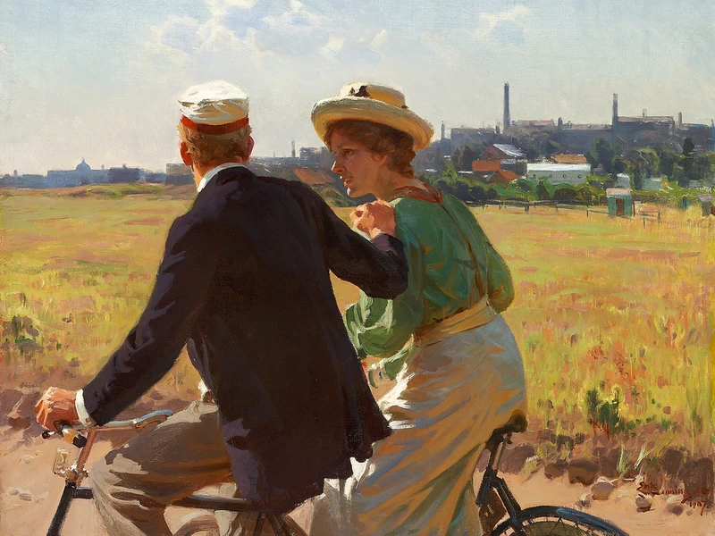 1855-Erik Henningsen - La passeggiata mattutina - 1907